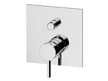 METRICA - Recessed single handle bathtub mixer with diverter by Remer Rubinetterie - view 2